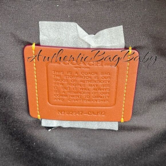 Authentic Coach Turnlock Sling Pack In Signature Canvas Bag - Picture 6 of 8